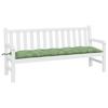 vidaXL Gartenbank-Auflage Blattmuster 180x50x7 cm Oxford-Gewebe