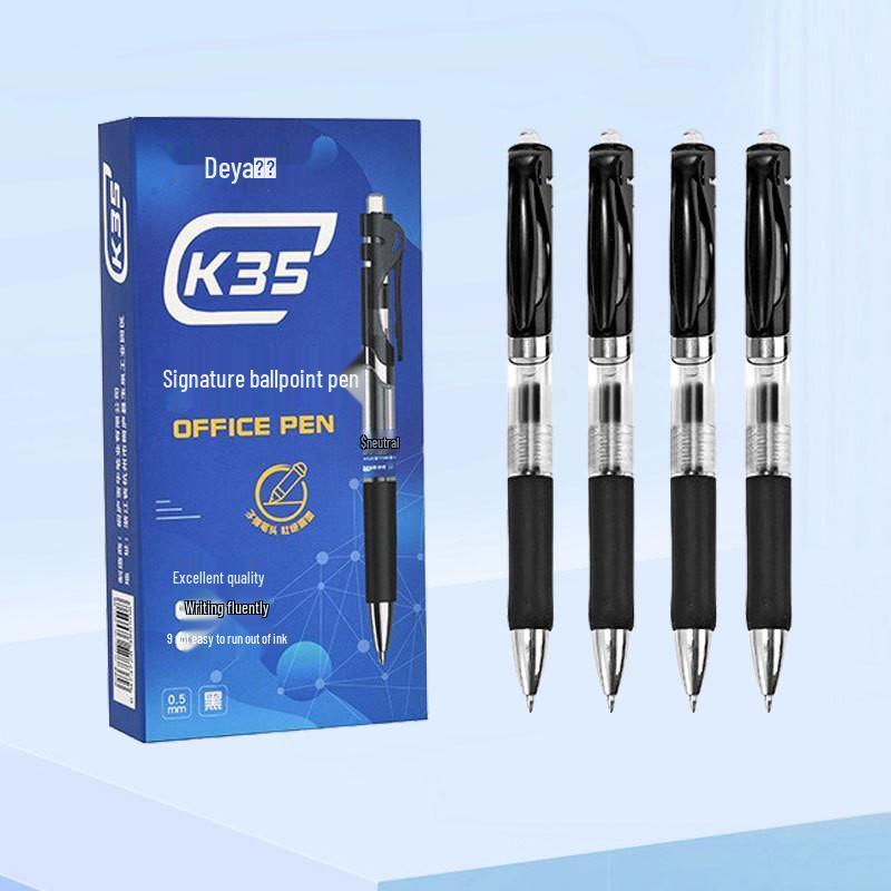Large Capacity 0.5 Bullet Tip Gel Pen - Perfect for Office Use