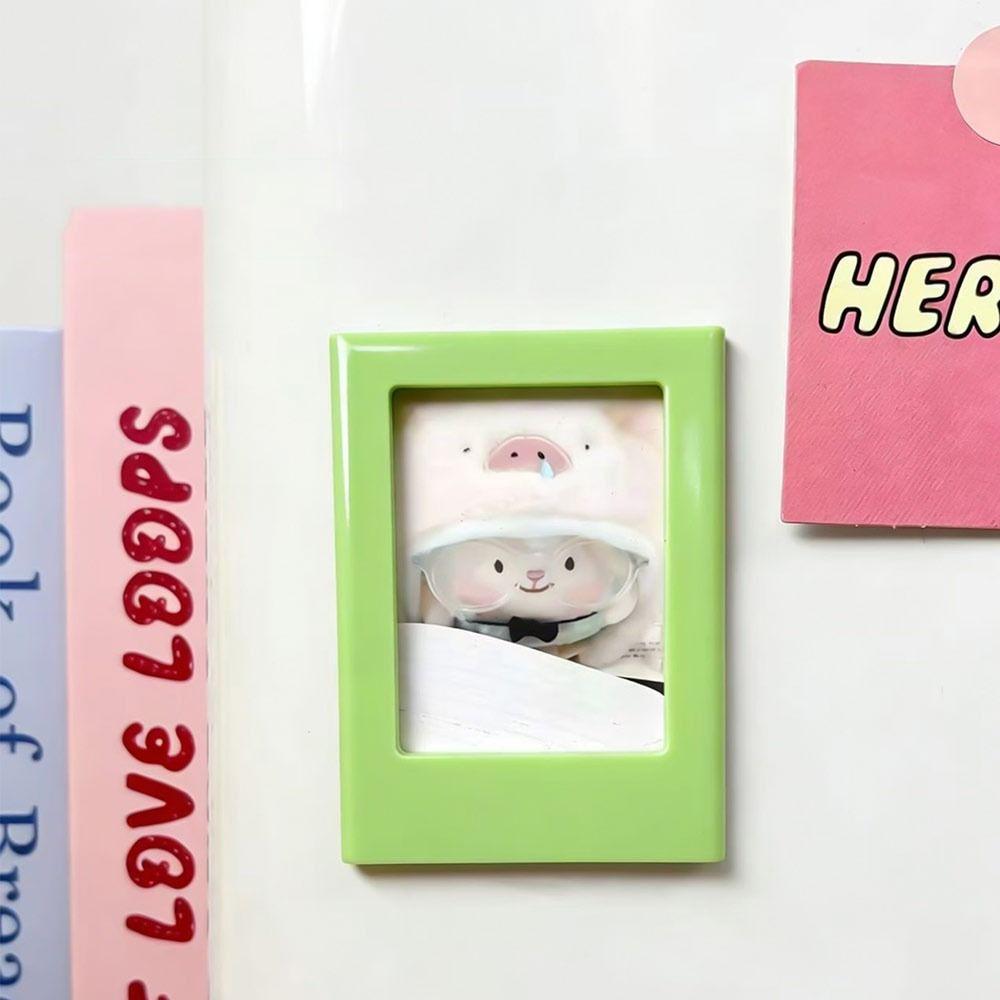 Colorful Fridge Magnet 3 Inches Picture Display Holder Refrigerator Sticker for Home Decoration