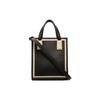 Bally Crystalia 16 Zipper Closure Calfskin Tote Bag Shopping Bag Handbag Mini Women Tote Black 6301557