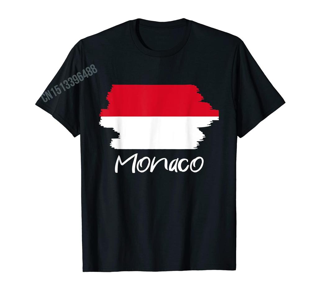 ZX More Design Monaco Monégasques Flag souvenir Gift TShirt For Men Women T Shirt Hip Hop Tops Cotton Tees