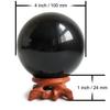 Natural Obsidian Round Crystal Ward Off Good Luck for Natural Power Healing Meditation Goods Obsidian, Ball, Ball, Figurine, Evil, Goods, Popular,