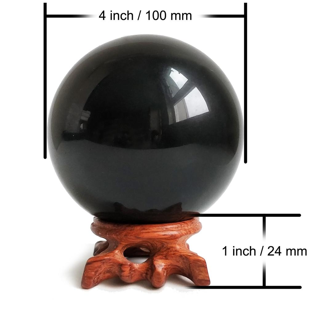 Natural Obsidian Round Crystal Ward Off Good Luck for Natural Power Healing Meditation Goods Obsidian, Ball, Ball, Figurine, Evil, Goods, Popular,
