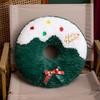 Christmas Gift Tree Gingerbread Man Flower Ring Pillow Super Soft Cartoon Dolls Baby Comfort Xmas Birthday Gift Party Decor