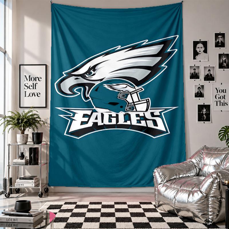 Philadelphia Eagles Wall Tapestry Home Decor Wall Hanging Cloth for Bedroom Living Room Background