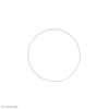 Circle - Metal - 12 Cm - White - Round - Interior