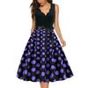 QICED Fashion Summer Spring Sleeveless V-Neck Casual Dresses