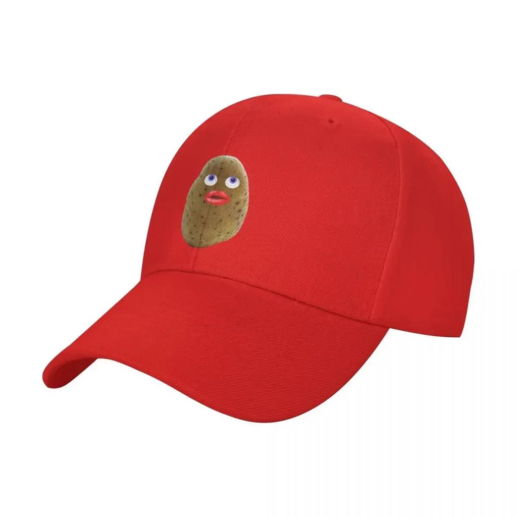 Funny Potato Cute Character With Blue Eyes Baseball Cap Sunscreen Visor Boy Child Women's
