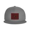 Schwarzer Scottie Hund Karomuster Tartan Schottischer Terrier Liebhaber Baseballkappen Snapback Baseballmützen Lässig Kappe Outdoor Unisex