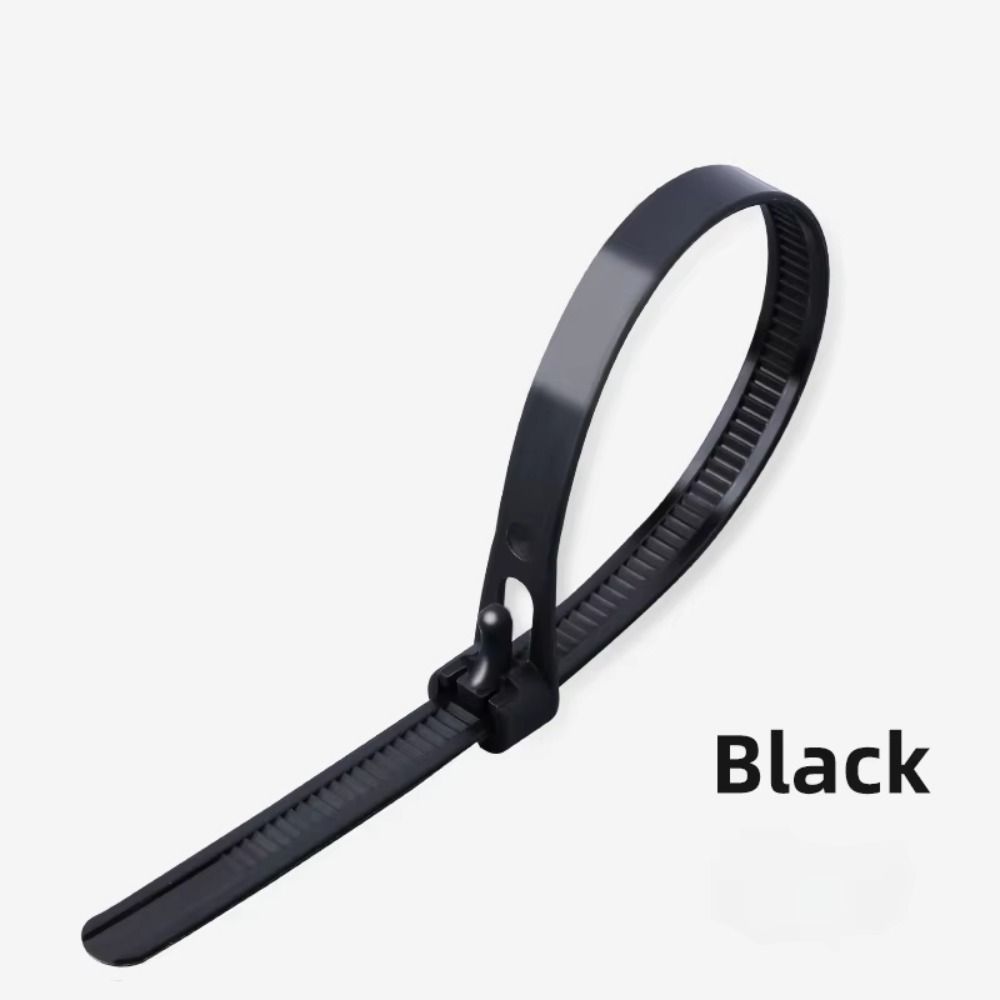 100 PCS Multi Purpose Self-locking Zip Ties Heavy Duty Plastic Cable Ties Tool for Auto Repairing