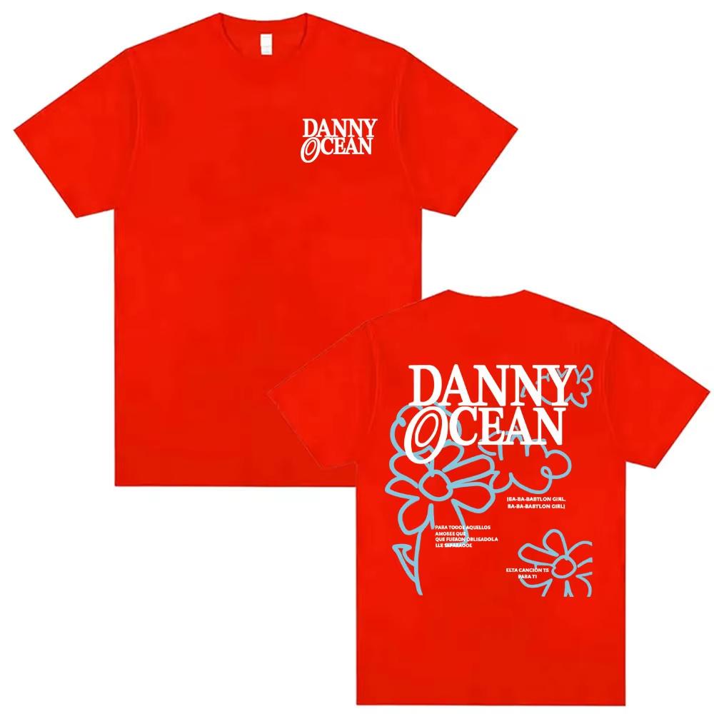 Danny Ocean Babyloh Girl Printed Tee Shirt Men Women Clothing Fashion Aesthetic T-shirt Male Cotton Oversized T Shirt
