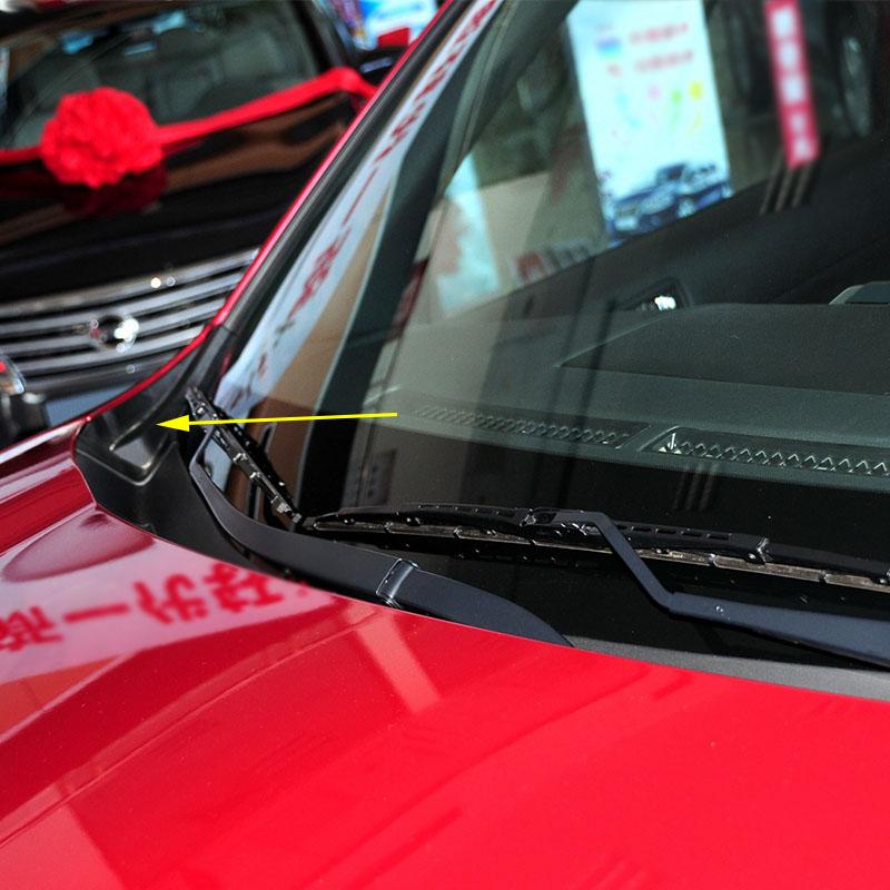 For Nissan X-Trail Xtrail T31 2008-2013 Car Front Windshield Wrap Corner Trim Wiper Side Trim Cover Lid