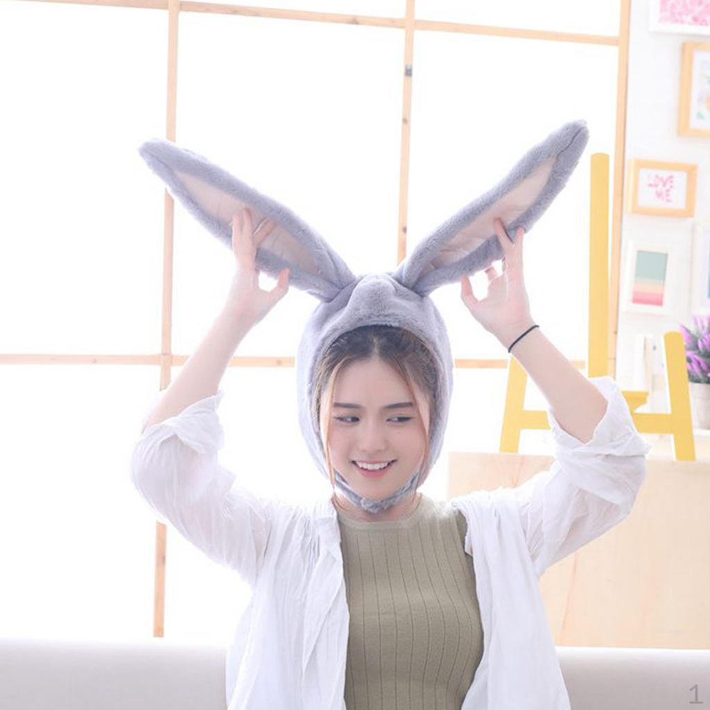 Plush Cartoon Rabbit Animal Hat Party Costume Fancy Dress Prop