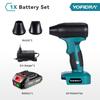 Yofidra Brushless Electric Turbo Blower Jet Fan 4 Gears Violent Car Dryer Handheld Dust Air Gun Blowing for 21V 18V Battery