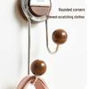 No-Drill Vacuum Suction Cup Clothes Hook - Wall Mounted Bathroom Hook with Strong Load-Bearing Capacity.