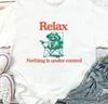 Chill Raccoon Vintage Shirt - Relax Nothing Is Under Control Trash Panda Tee