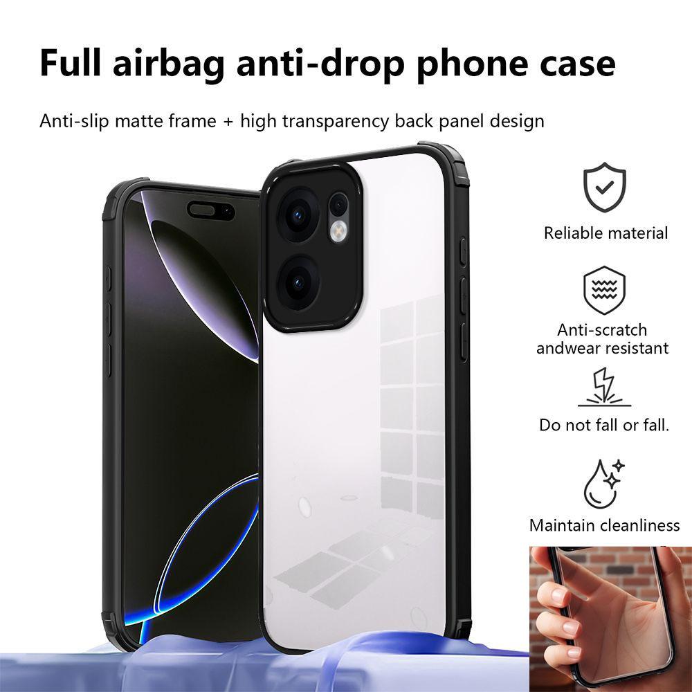 Für OPPO Reno15 F Hülle Oppo Reno 15F Handyhülle oppo Reno15 FS 5G Cover Anti-Drop-Schutz Stoßfest Harte Acryl-Rückseite