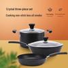 Aishida Crystal Stone Non-stick Cookware 3-Piece Set