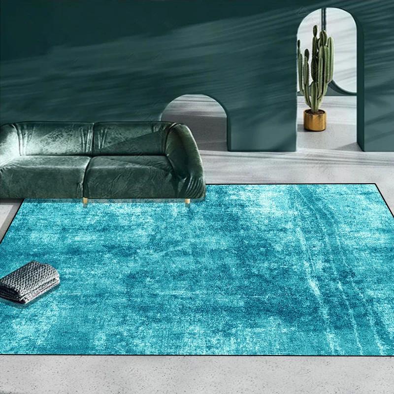 Home Decoration Green Carpets Living Room Light Luxury Rug Party Hallway Decor Floor Mat Bedroom Cloakroom Soft Carpet Anti Slip