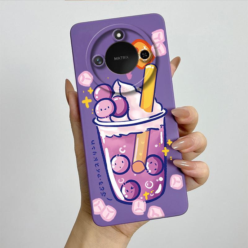 For Honor X9C Smart Phone Case X9cSmart Soft Silicone Funda Sweet Painted Fashion Cartoon Protective Capa Lovely Printing Cover