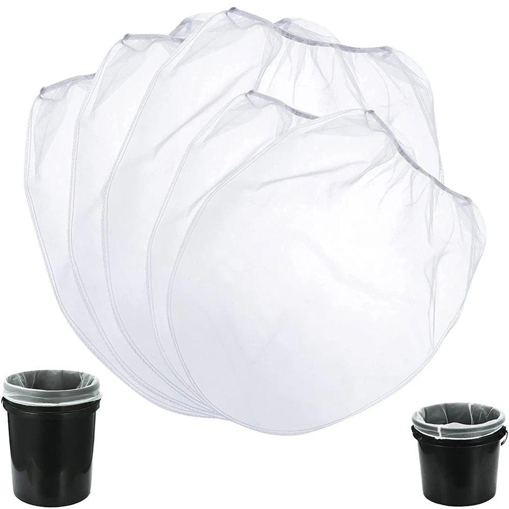 5Pcs Top Opening Paint Screen Net Dacron Filter Bag Convenient Paint Strainer Bags