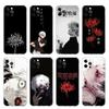Przezroczyste etui do Apple iPhone 14 13 11 12 Pro 7 8 Plus XR X XS Max 6 6S 14Pro silikonowe etui na telefon japoński Tokyo Ghoul Suave