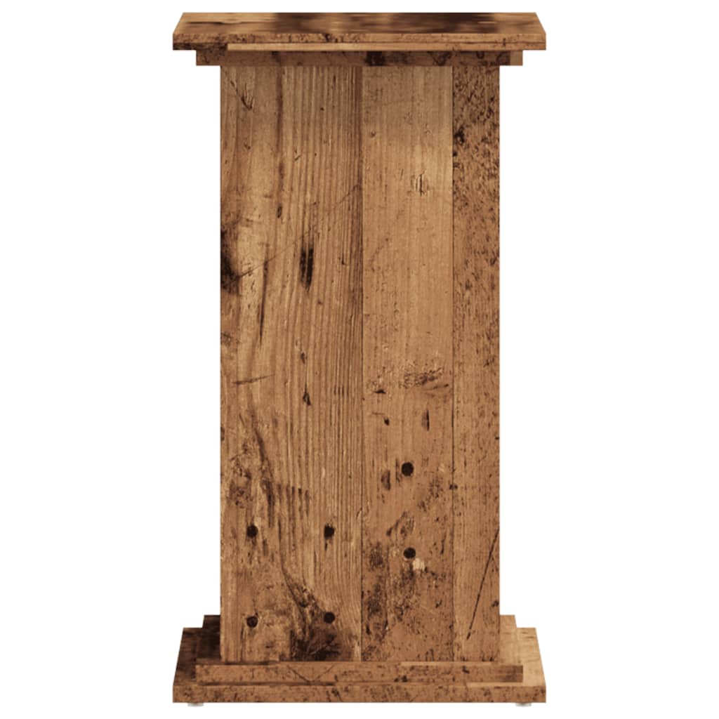 Vidaxl Plant Stand, Old Wood, 33X33X60 Cm