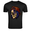 Totenkopf mit umgedrehter Kappe Street Style Skelett Grafik T-Shirt
