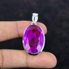 Faceted Pink Tourmaline Pendant Gemstone Pendant 925 Sterling Silver Pendant Elegant Jewelry Handmade Pendant Gifts for Women Silver Jewelry