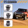 3Pcs Front Differential Bushing & Lower Crossbeam Bushing 25872770 15856421 15856422 For Hummer H3 2006-2010
