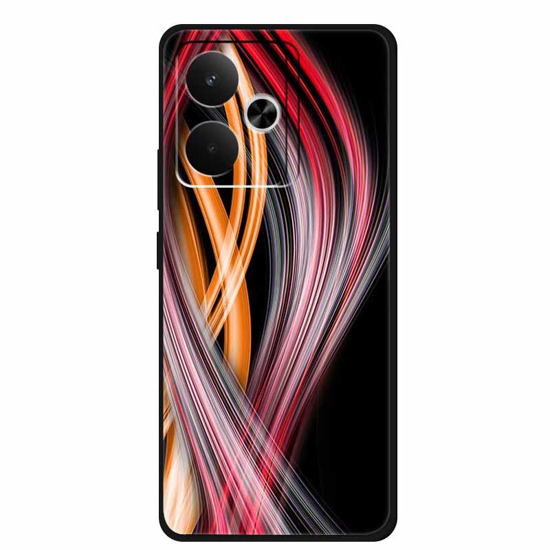 For Realme GT 7 T 7T Phone Case Fashion Photos Black Silicone Soft Back Cover Case For Realme GT 7T GT7 7 T Case GT7T Coque Capa