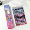 12 Pièces/Ensemble K-POP Chasseurs de Démons Personnage de Film Crayons Noirs Papeterie Périphérique Cadeau conçu pour les Étudiants et les Enfants