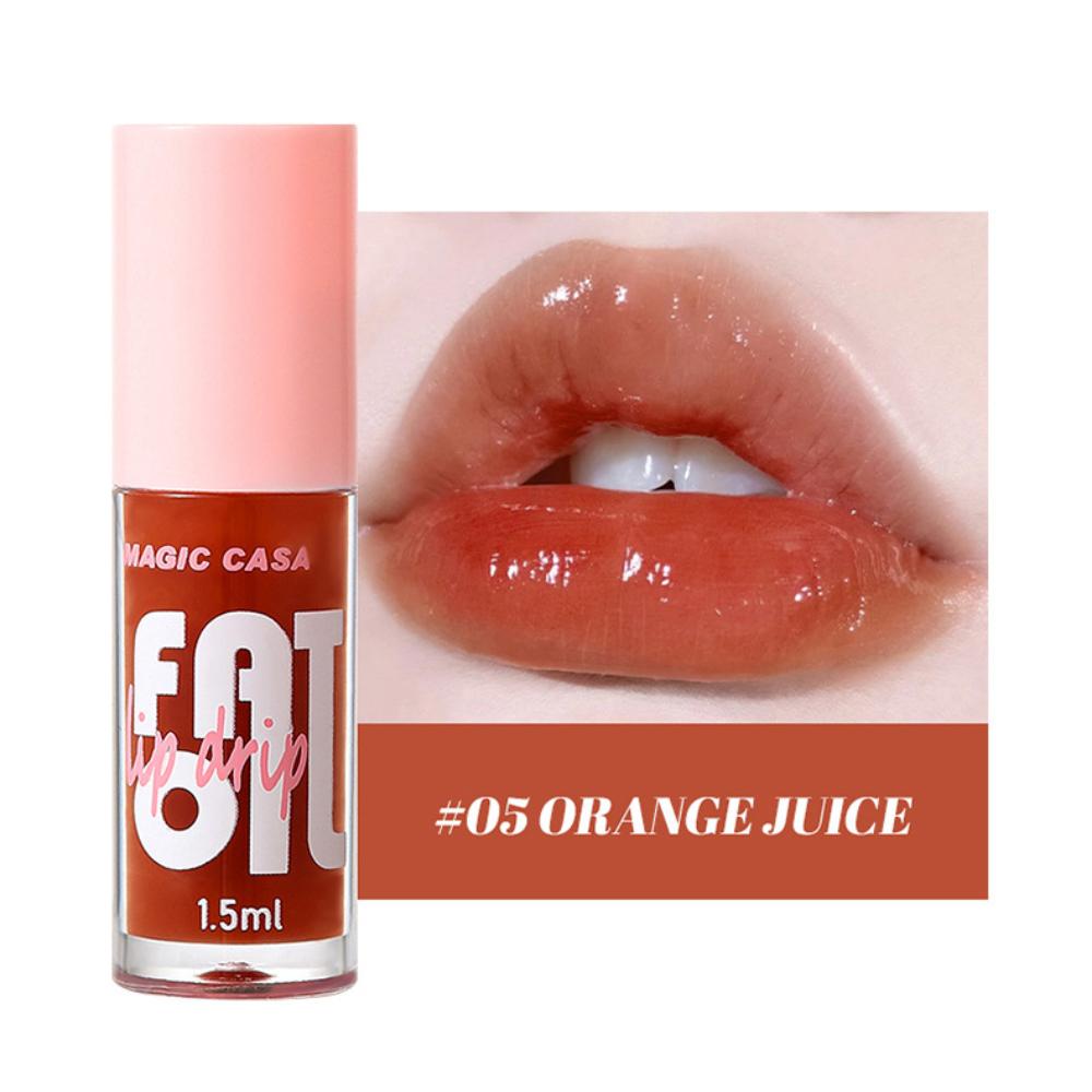 6pcs/set Hydrating Jelly Lip Oil Lip Plumper Moisturizing Lip Balm Lip Glaze Long Lasting Highly Pigmented Lip Gloss Lipstick