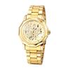 Octagonal Automatic Business Classic Simple Gear Style Luminous Stainless Steel Durable Gift for Graduation Gold Men's Watch Anniversaries,