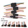 1pair 1P 2P 3P 4P 5P 6P Way Waterproof Electrical Auto Cord Connector Male Female Plug 18awg with Wire Cable for Car Motorcycle
