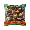 Soft And Sweet Home Donkey Kong Bananza Gamedecoration Pillowcase Accessories Pillow Covers Zippered Multiple Sizes