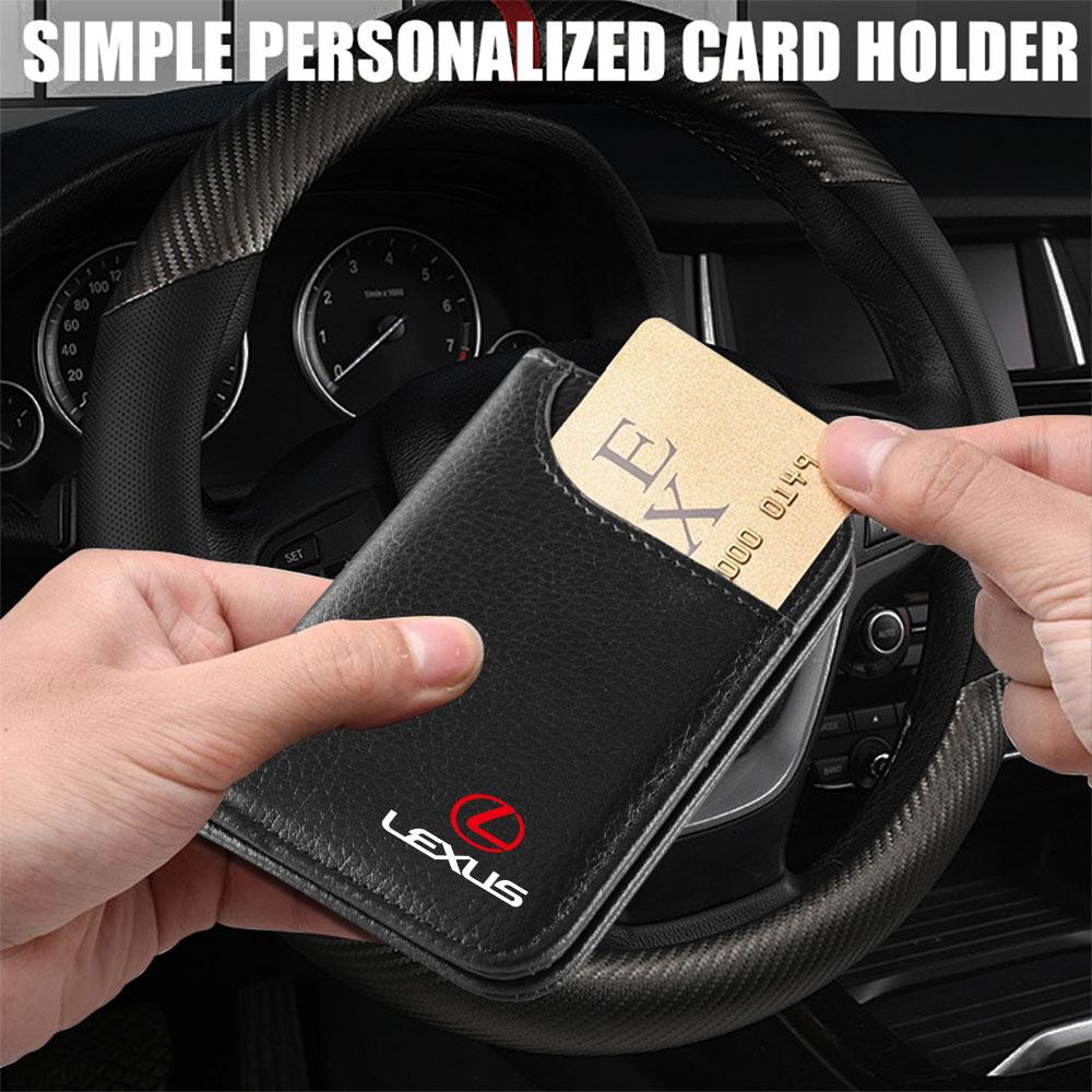 Portafoglio Porta Documenti Patente Auto Custodia Tasca Organizzatrice Accessori Per Lexus LS LC IS350 ES300h ES300 IS250 RX UR1