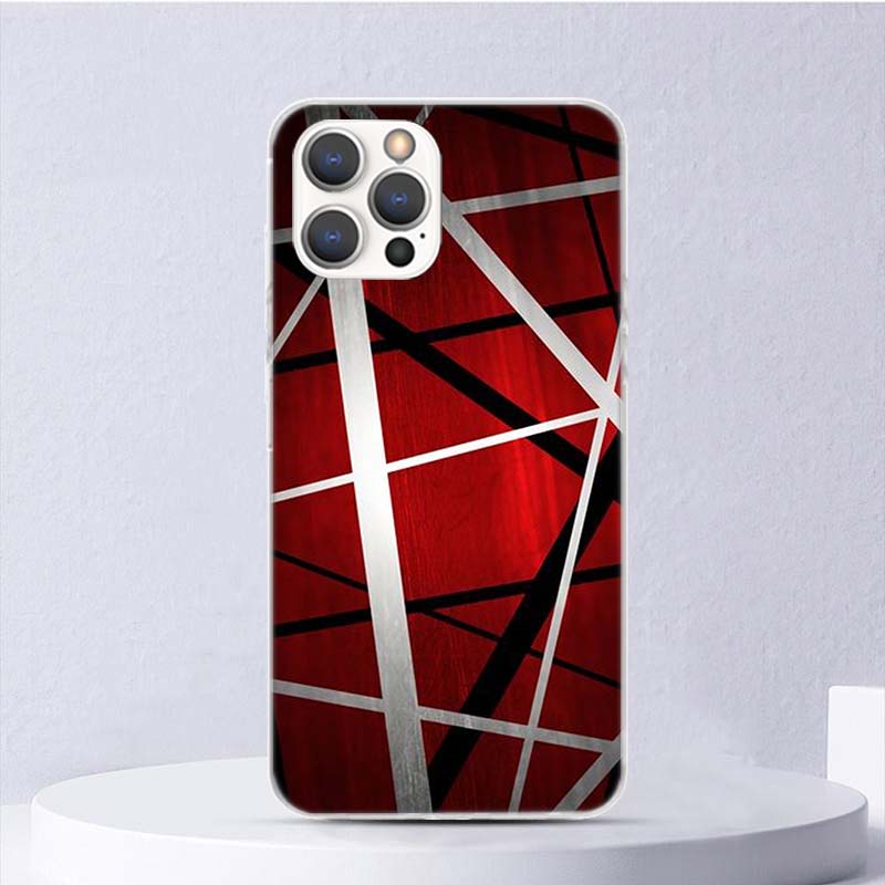 Eddie Van Halen Graphic Guitar Soft Case For iPhone 16 17 Air 16E 15 Plus 11 12 13 Mini 14 Pro Max Phone Cover Apple 7 8 SE Coqu