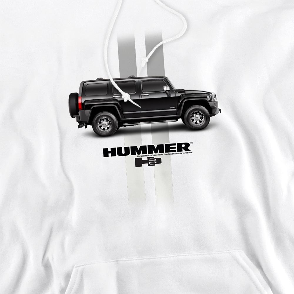 Unisexová mikina s kapucí Hummer H3 Stripe