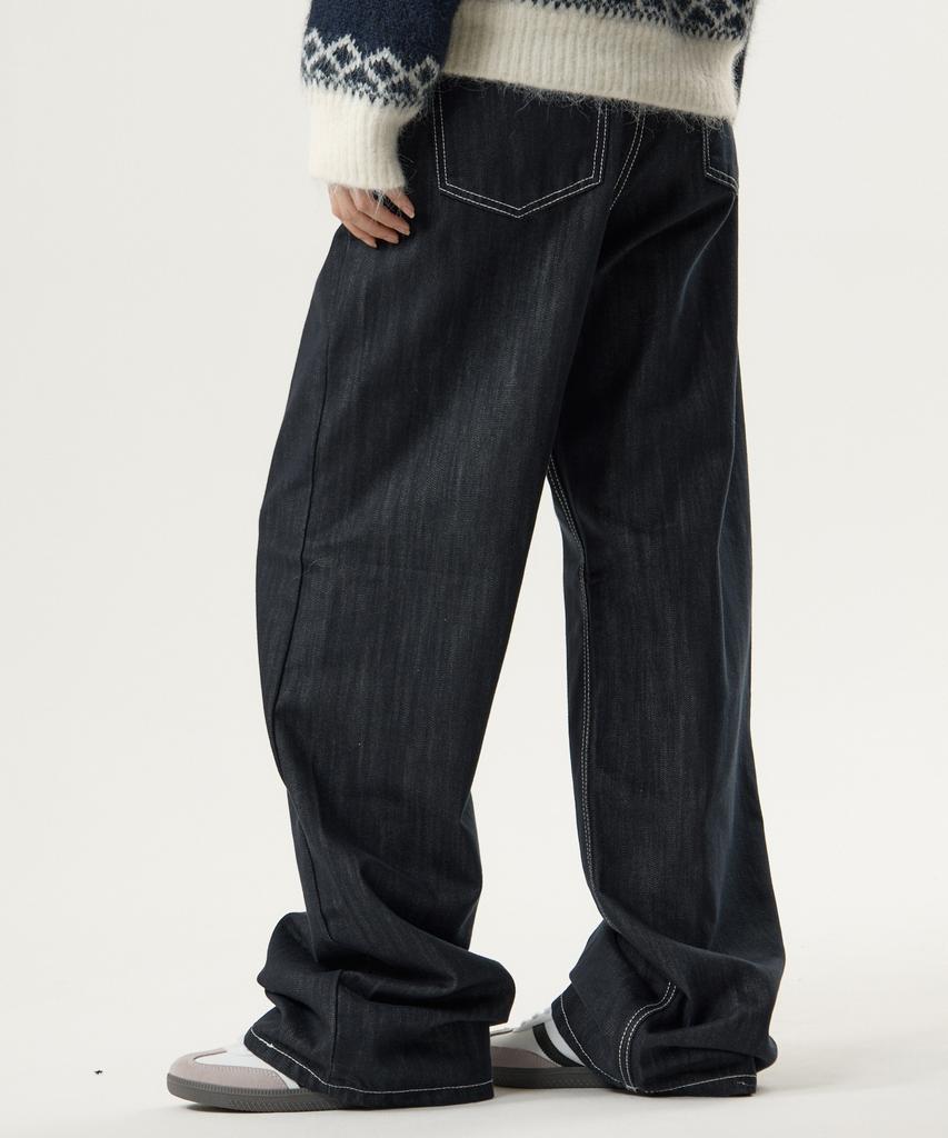 UNKNOWN PLANET Wide Denim Pants Indigo