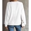 Fall Winter New Women's Off Shoulder Loose Casual Long Sleeve T-shirt Top For Leisure