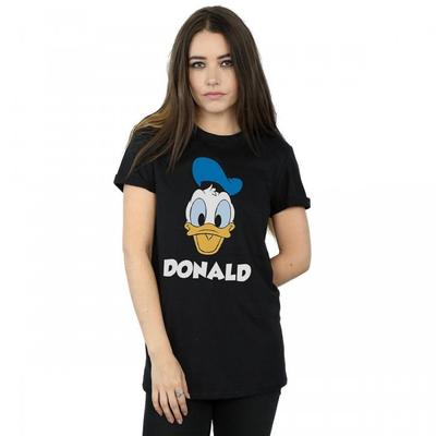 Womens/Ladies Donald Duck Face Cotton T-Shirt