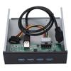 5.25 Inch 19PIN To USB3.0 CD Driver 4 Port HUB Front Panel CD ROM Expansion Mobile Rack