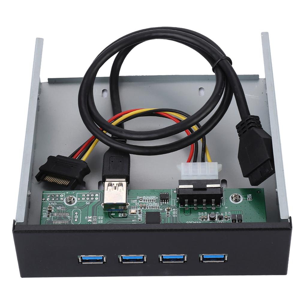 5.25 Inch 19PIN To USB3.0 CD Driver 4 Port HUB Front Panel CD ROM Expansion Mobile Rack