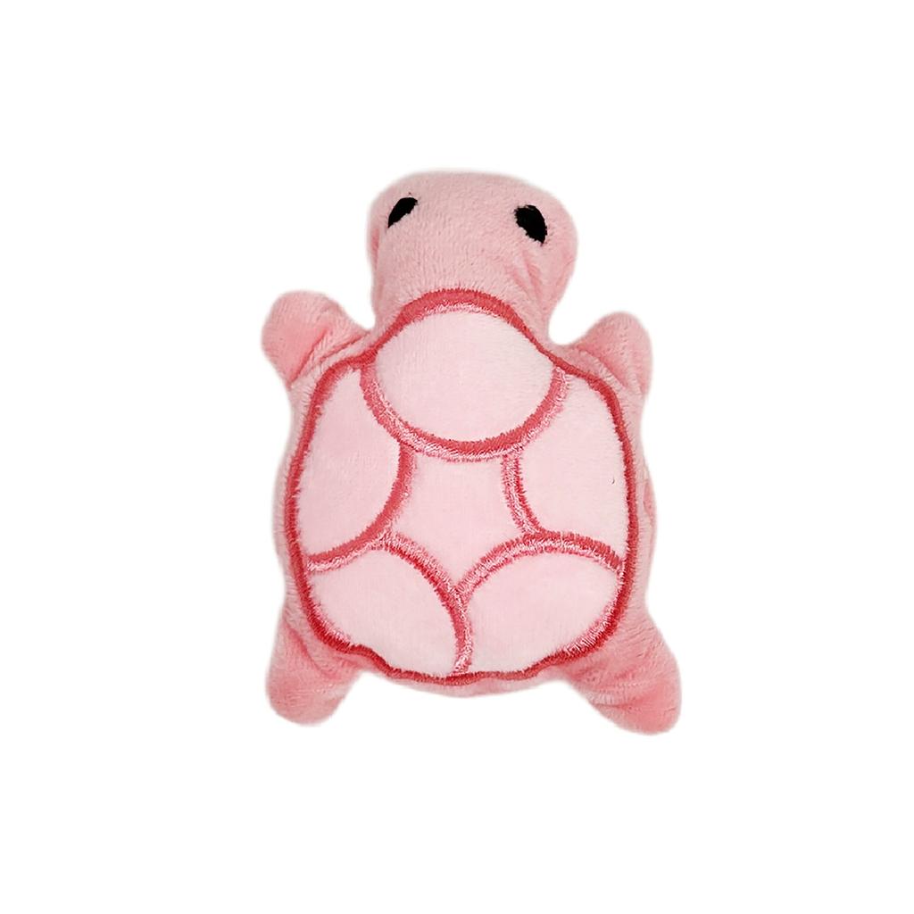 Plush Cute Turtle Dog Toys for Small Dogs Squeaking Dog Teething Sound Toy Soft and Safe Good for Dental Health Suitable