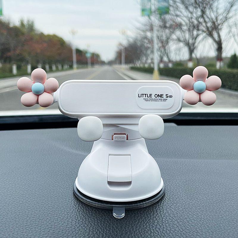 2025 Shockproof Female Cartoon Car Dashboard Mount with Suction Cup