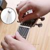 2 Sets Professioneel Luthier Gereedschap Roestvrij Staal Gitaar Reparatie Gitaar Topkam Sleufvijl DIY Sleuf Vijlen Snaar Zaag Staven