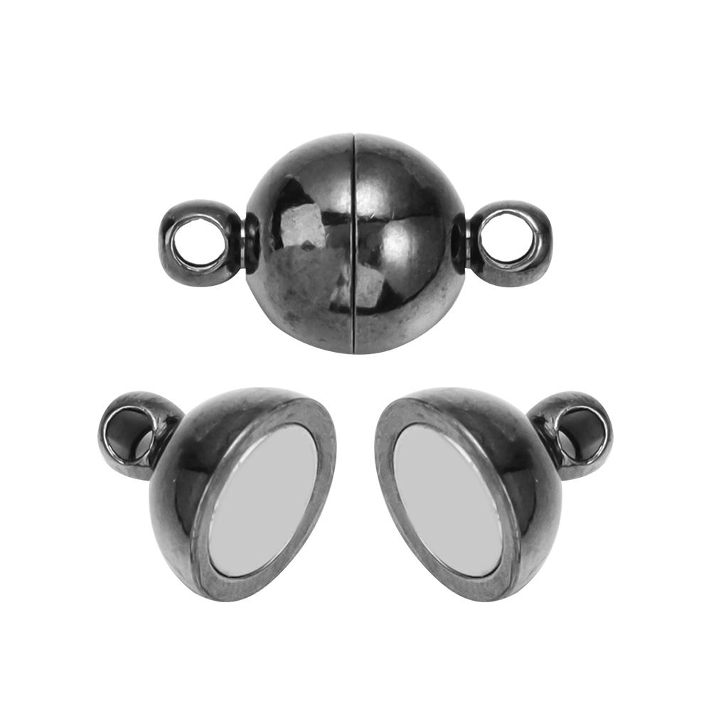 5 Set Kula Form Runda Starka Magnetiska Lås Magnetiska Ändlås Kopplingar För Smyckestillverkning DIY Armband Halsband Tillbehör