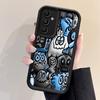 Super Cool Black Graffiti Soft Cover Phone Case for Samsung Galaxy A52 A72 A15 A35 A53 A25 A51 A54 A55 A52s A73 A71