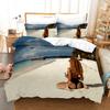 Deluxe Family 3D Sexy Beauty Print Bedding Set Bikini Pattern Quilt Cover and Pillow Case Single Double Bed Full Size Bedroom Bedding Decoration